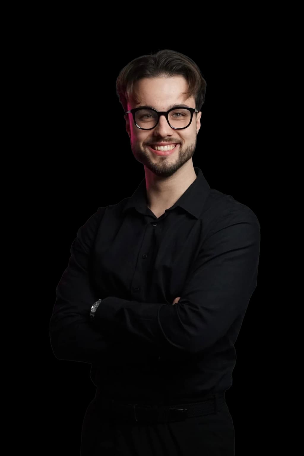 Freigestelltes Porträt von André Ferreira, Geschäftsführer und Head of Sales bei Vamonos.Digital